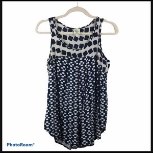 ANTHROPOLOGY Weston Wear Tiled Swing Tank